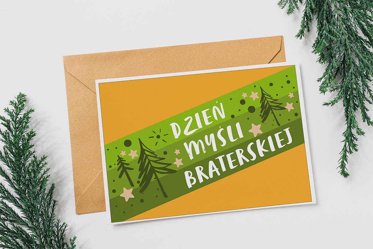Kartka na Dzień Myśli Braterskiej do druku
